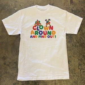 Clown around and find out T-shirt ✅